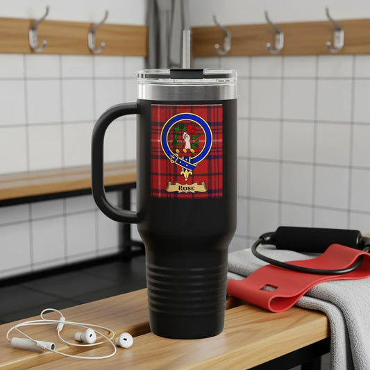 Custom Geometric Patterned Travel Mug product