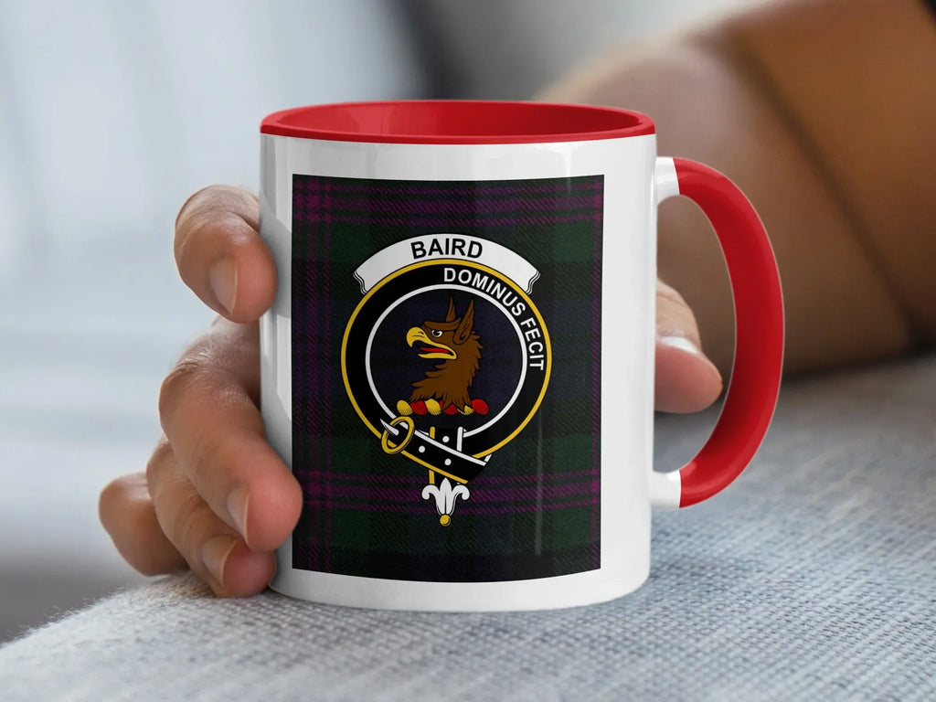 Personalized Baird Dominus Fecit Clan Crest Mug