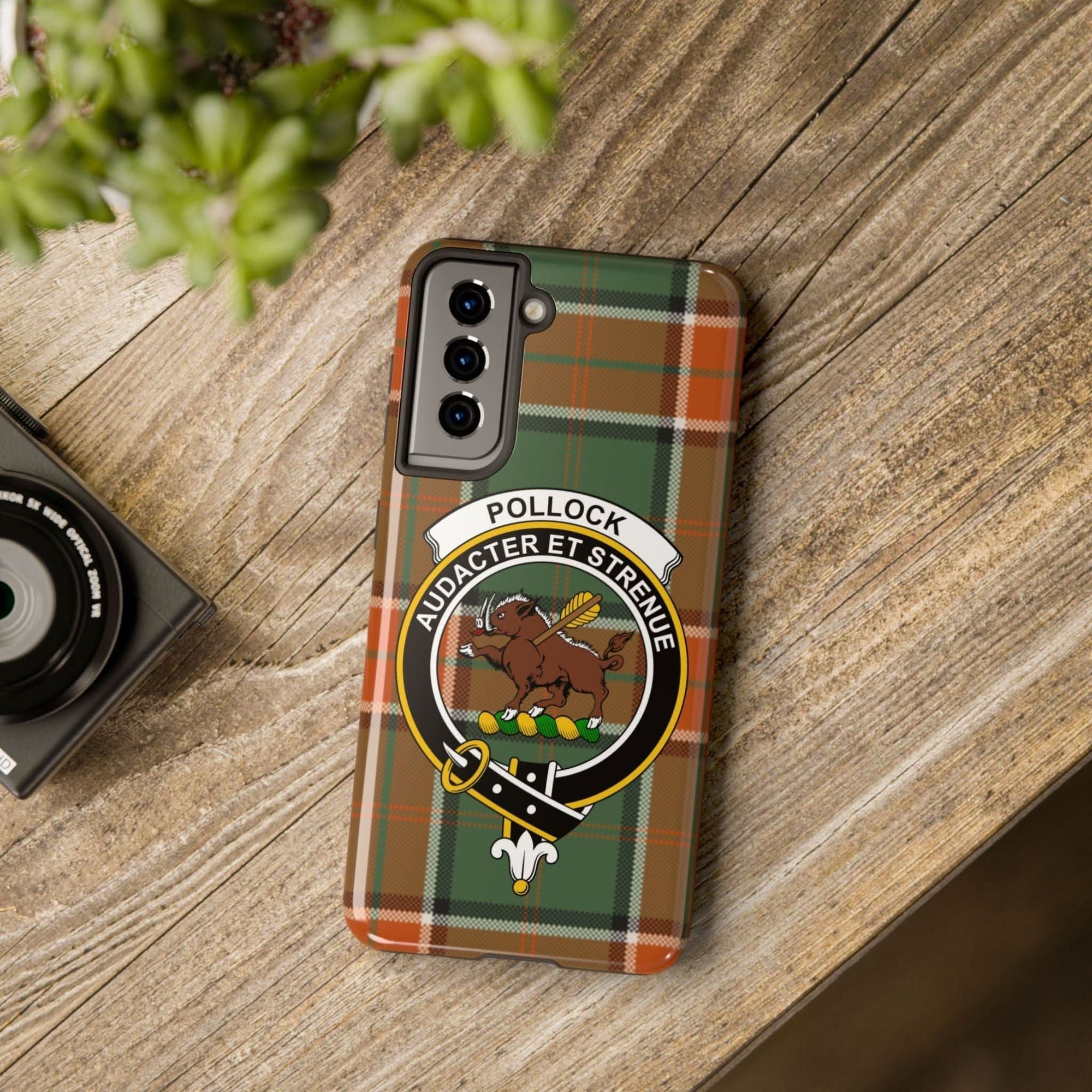 Pollock Clan Scottish Tartan Cell Phone Case - Celtic Ancestry Gifts