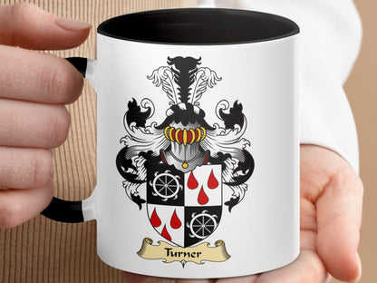 Turner Scottish Clan Coat of Arms Mug - Living Stone Gifts