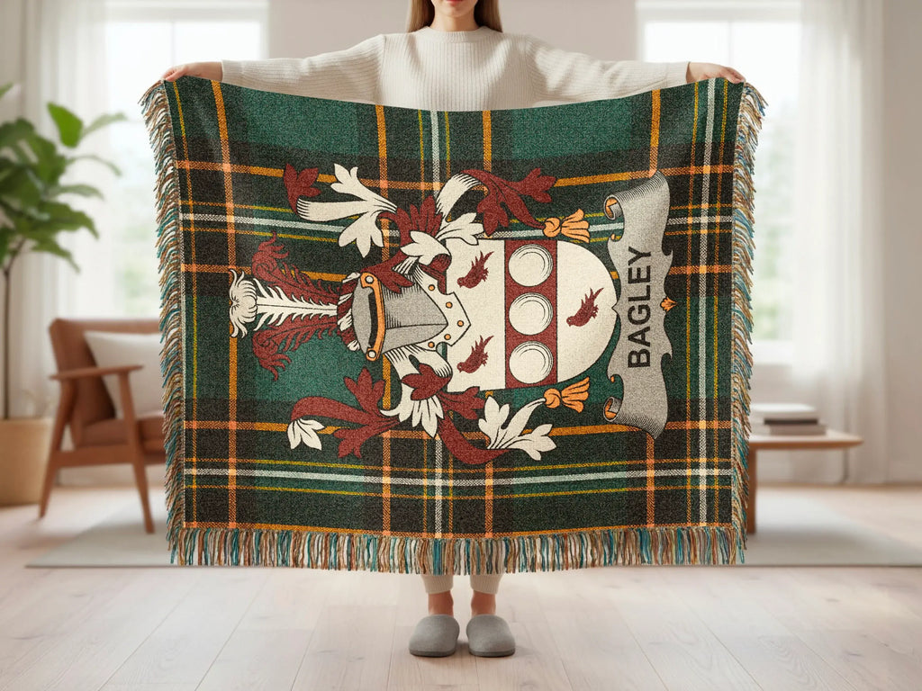 Bagley Clan Crest Scottish Tartan product type