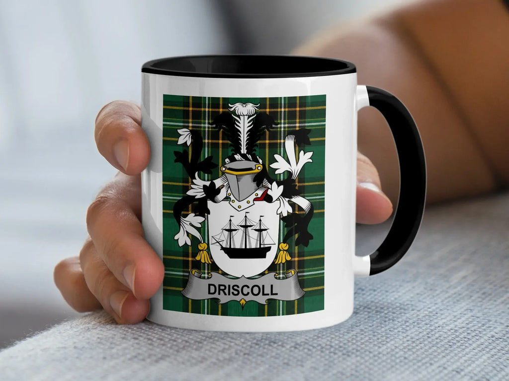 Driscoll Irish National Tartan ceramic accent mug