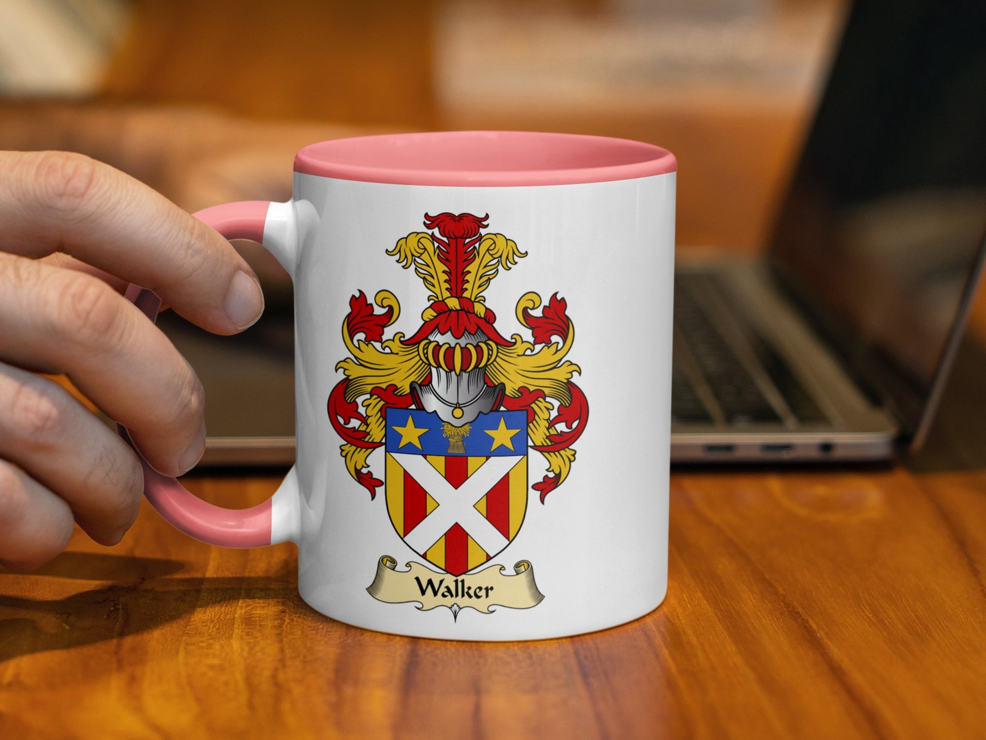 Clan Walker Scottish Coat of Arms Mug - Living Stone Gifts