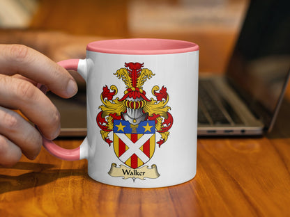 Clan Walker Scottish Coat of Arms Mug - Living Stone Gifts