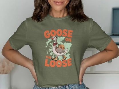 Goose on The Loose Graphic T-shirt product type
