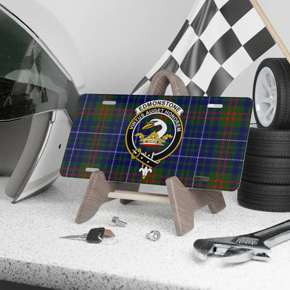 Unique Vintage Motorsport Plaid License Plate product