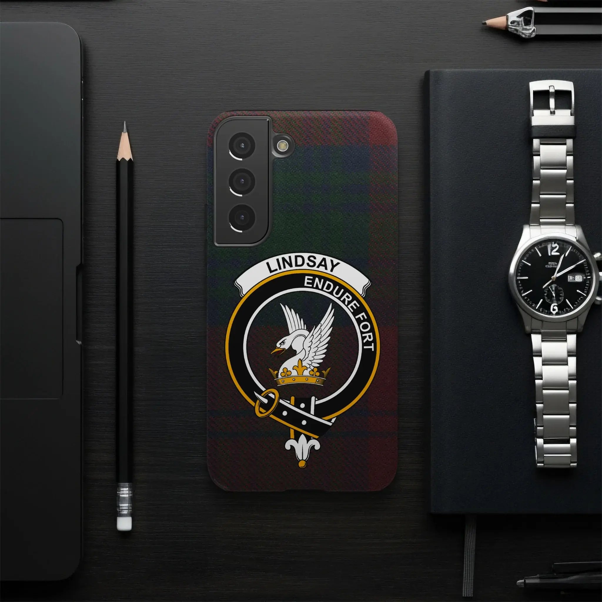 Lindsay Endure Fort personalised phone case — slim profile, precise port cutouts