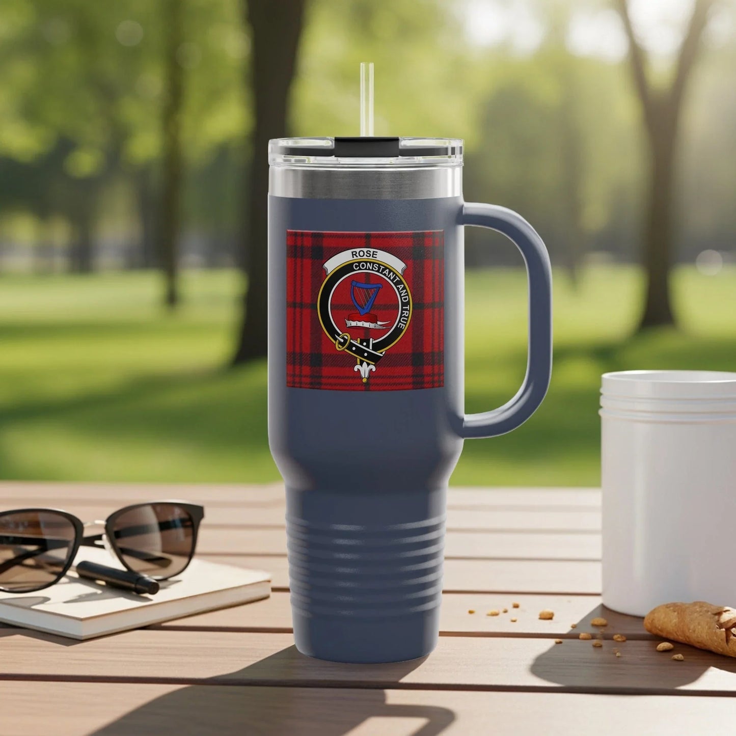Ross Construction Plaid Design Tumbler product