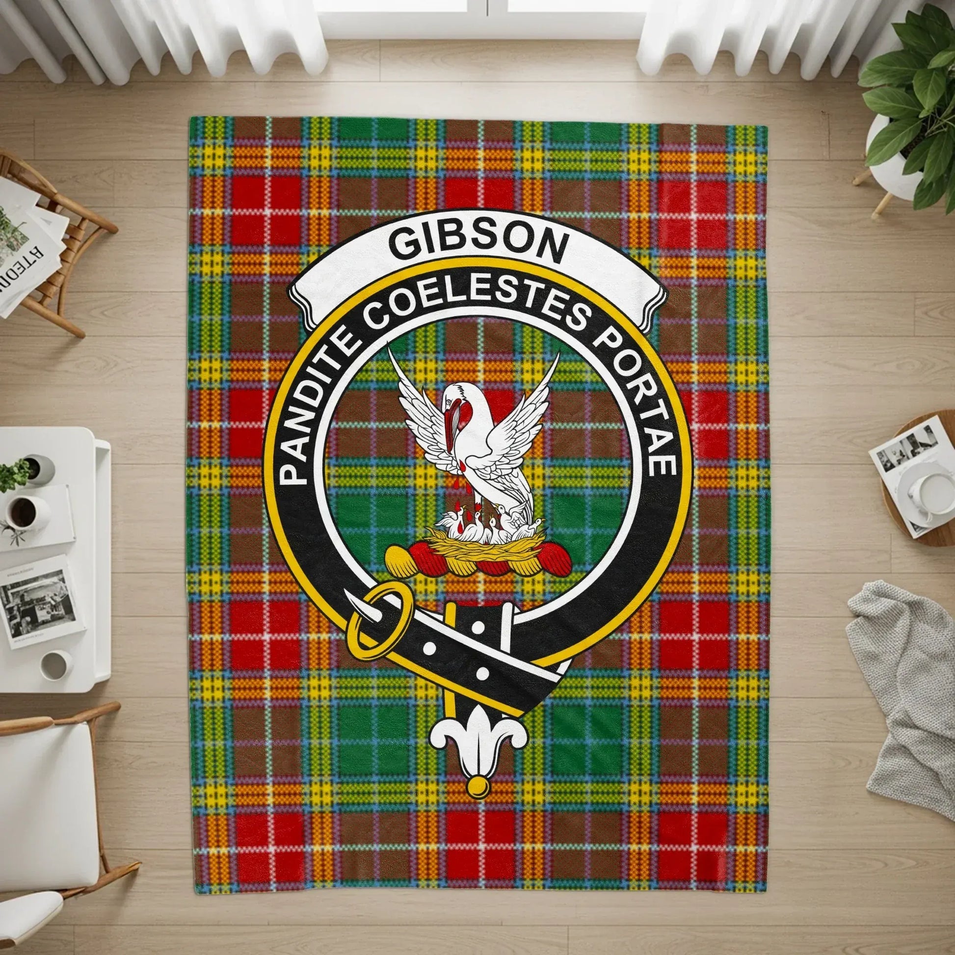 Gibson Pandite Coelestes Portae Tartan Rug product