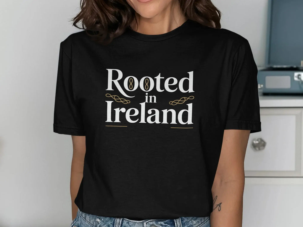 Rooted in Ireland Graphic Tee for Authentic Style