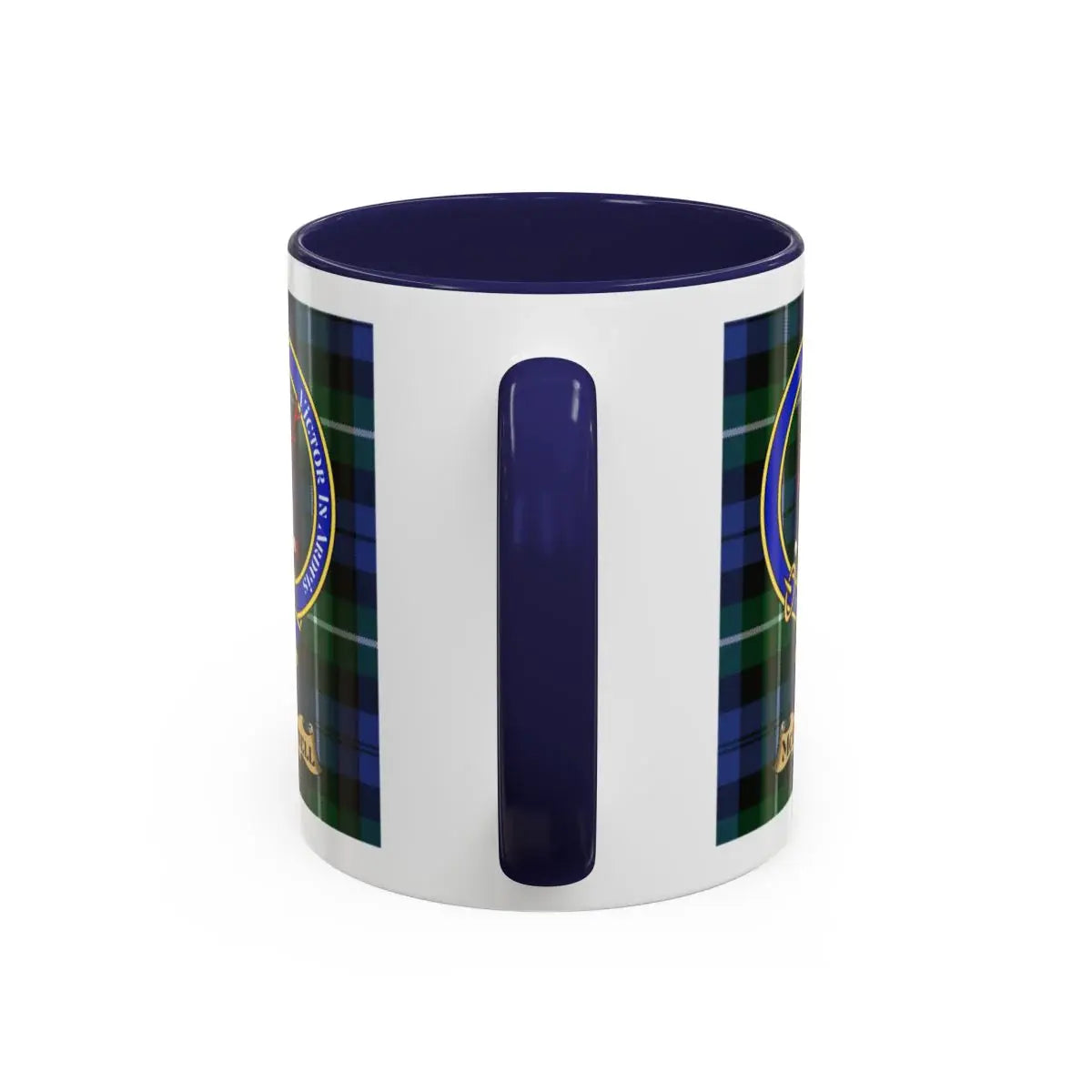 McConnell clan crest mug shown in 11 oz and 15 oz sizes