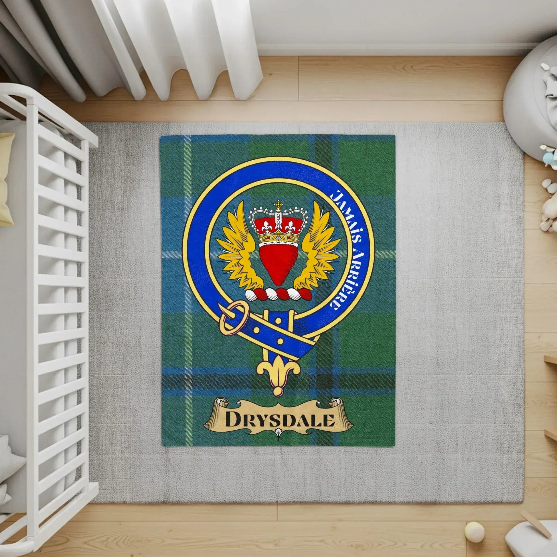 Drysdale Coat of Arms Clan Crest Tartan Rug product