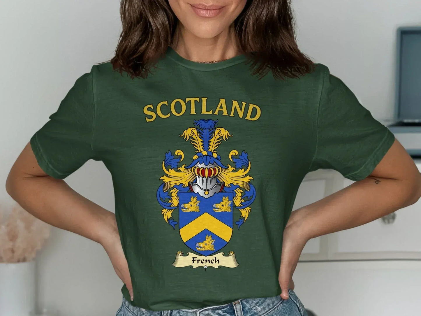 Scotland French Crest Graphic Tee Shirt product