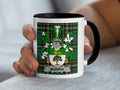 Murphy Irish family crest black accent mug