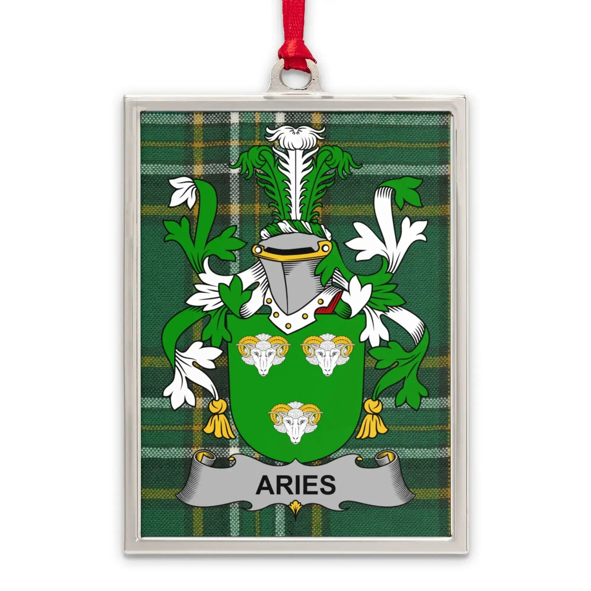 Unique Aries Zodiac Sign Family Crest Plaque product