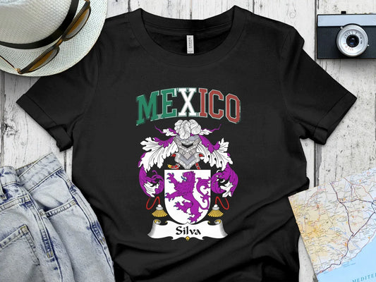 Mexico Crest with Shield Design Graphic T-shirt product