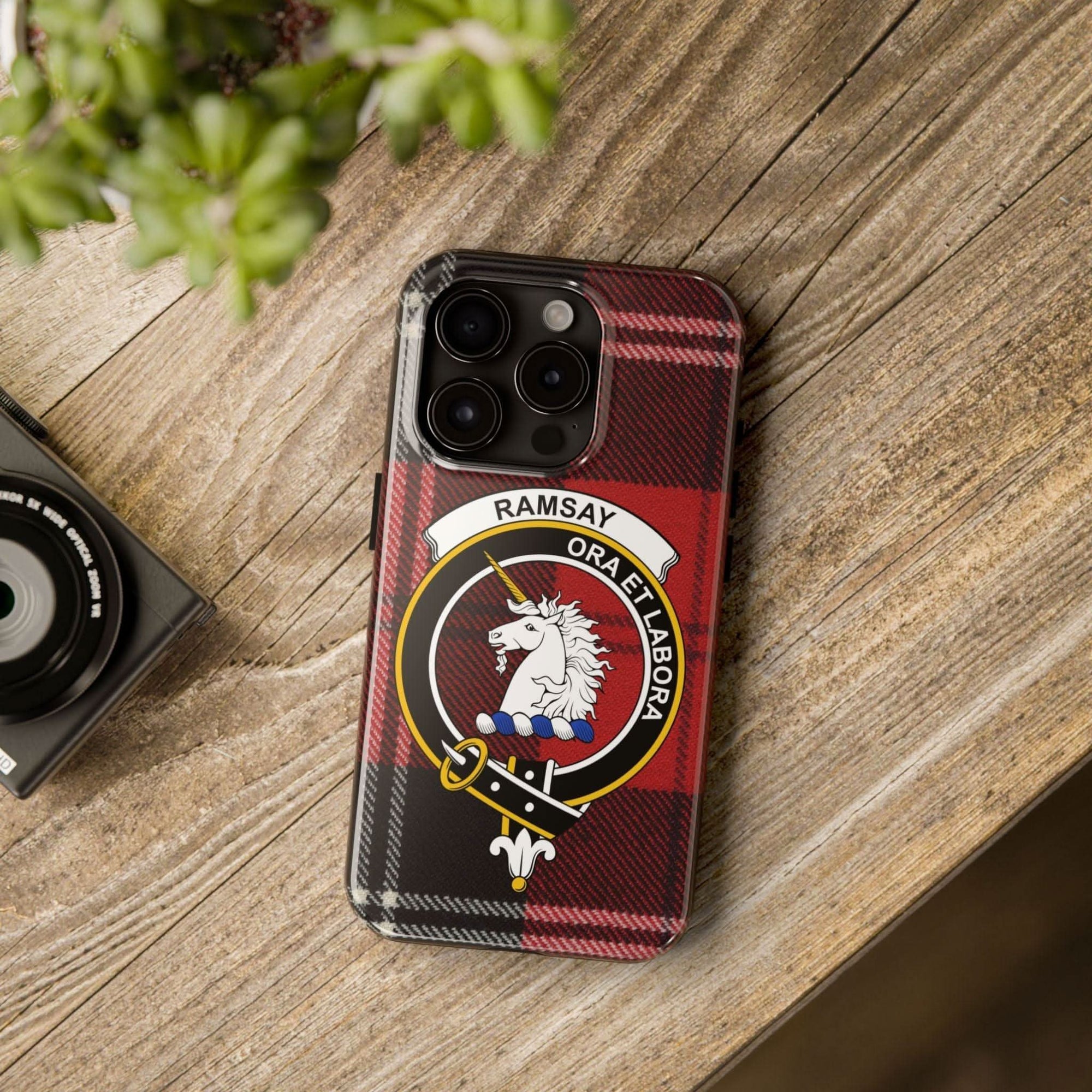 Ramsay Clan Scottish Tartan Cell Phone Case - Celtic Ancestry Gifts