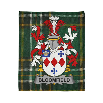 Bloomfield Family Crest Tartan Blanket product