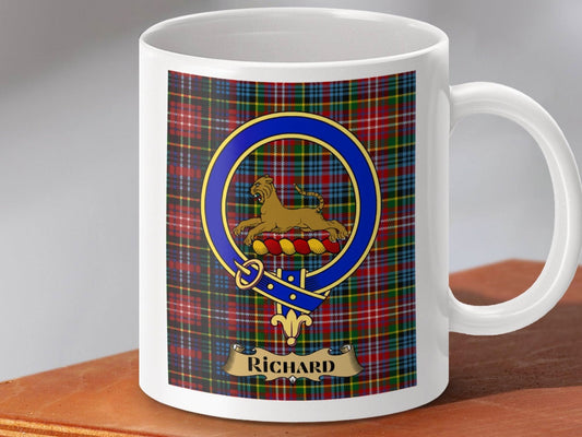Personalized Scottish Clan Crest Pattern Mug product