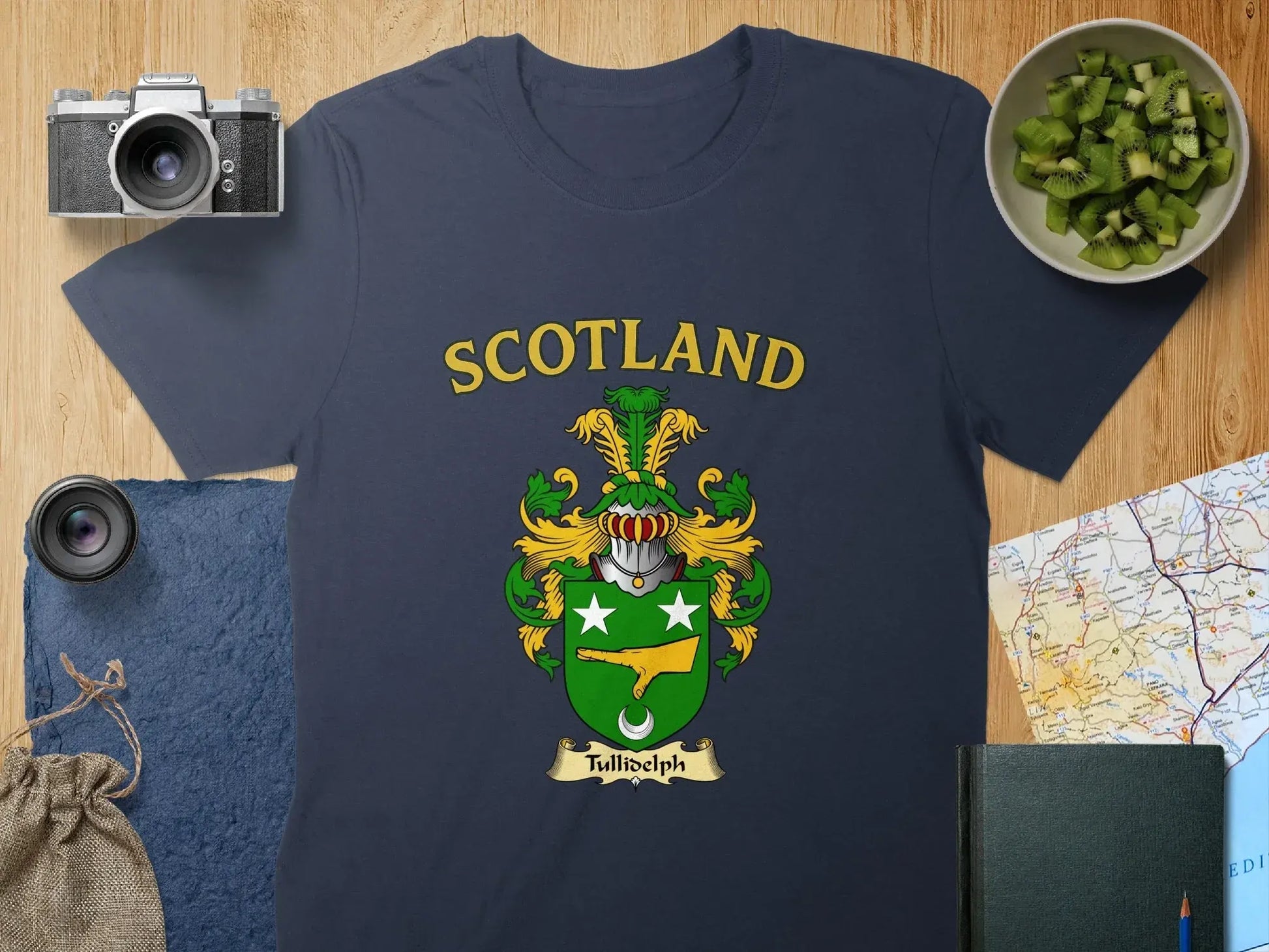 Scotland Tullidelph Coat of Arms Graphic T-Shirt product type