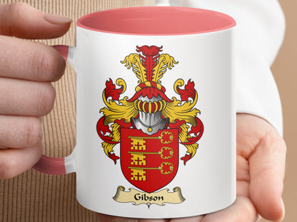 Gibson Scottish Clan Coat of Arms Coffee Mug - Living Stone Gifts