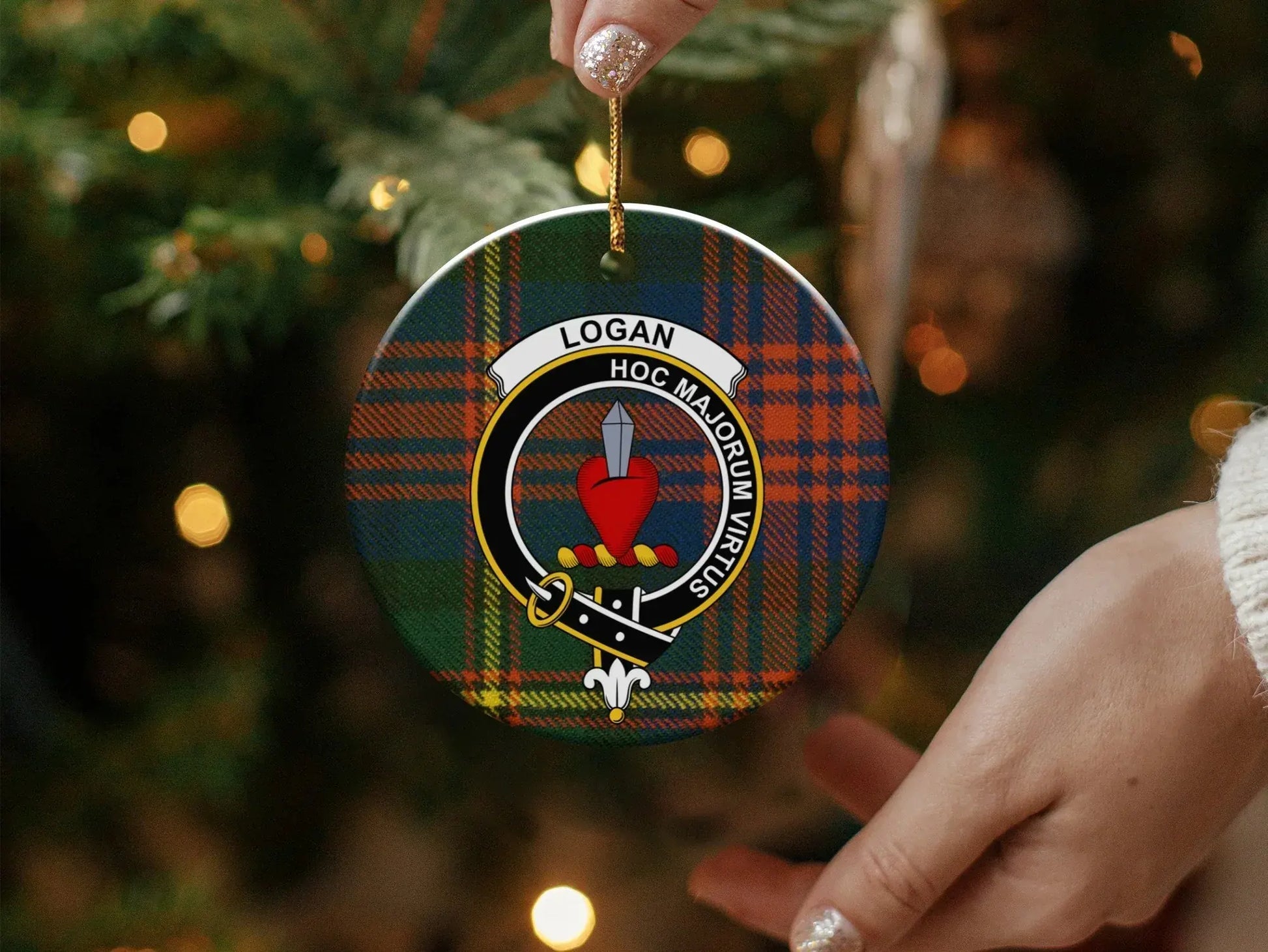 Logan Hoc Majorum Viritus Plaid Ornament product