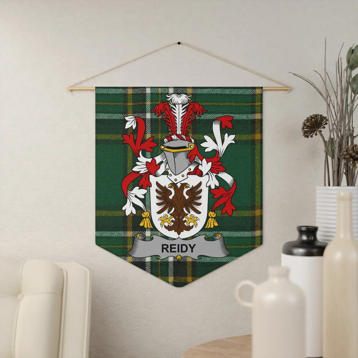 Family Crest Personalized Wall Tapestry Decor product type