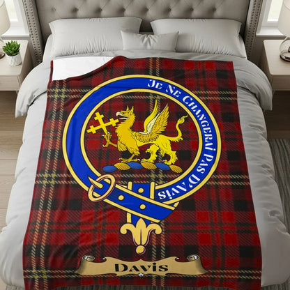 Je Ne Changerai Pas Davis Family Crest Blanket product