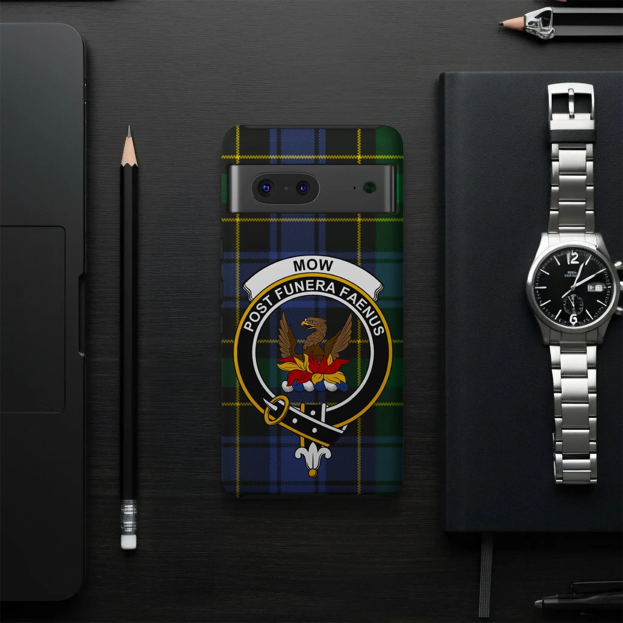 Post Funera Faenus Mow Tartan Shield Smartphone Case