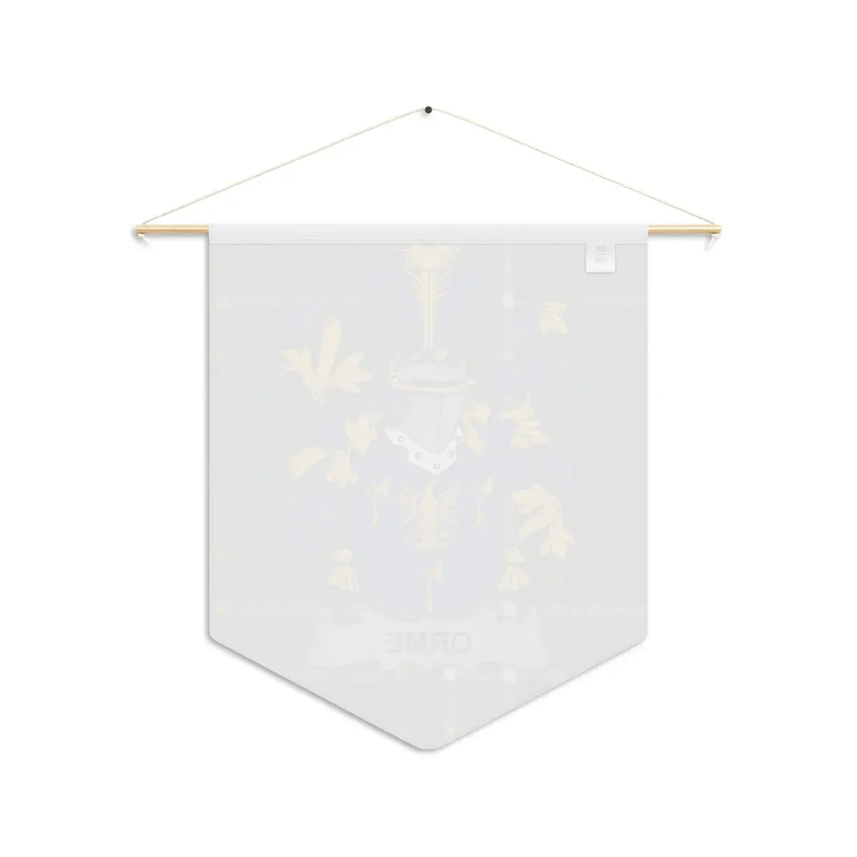 Blue and Yellow Decor Wall Banner Shield Product