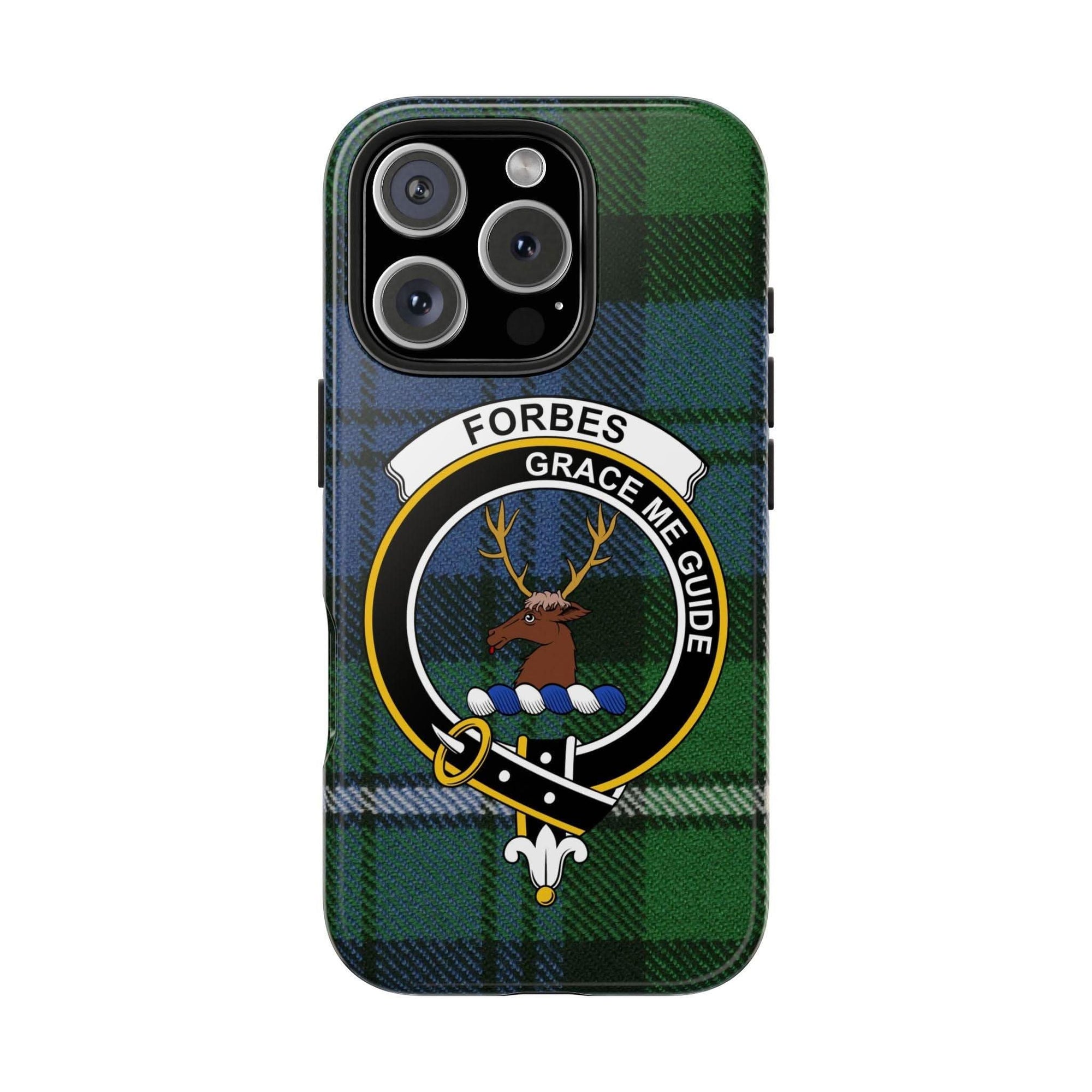 Forbes Clan Scottish Tartan Cell Phone Case - Celtic Ancestry Gifts