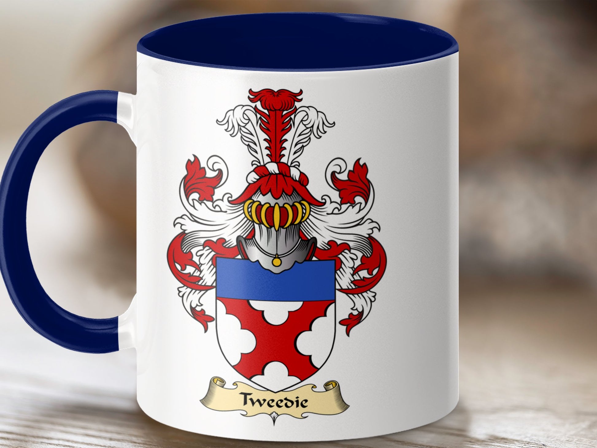 Clan Tweedie Scottish Coat of Arms Mug - Living Stone Gifts