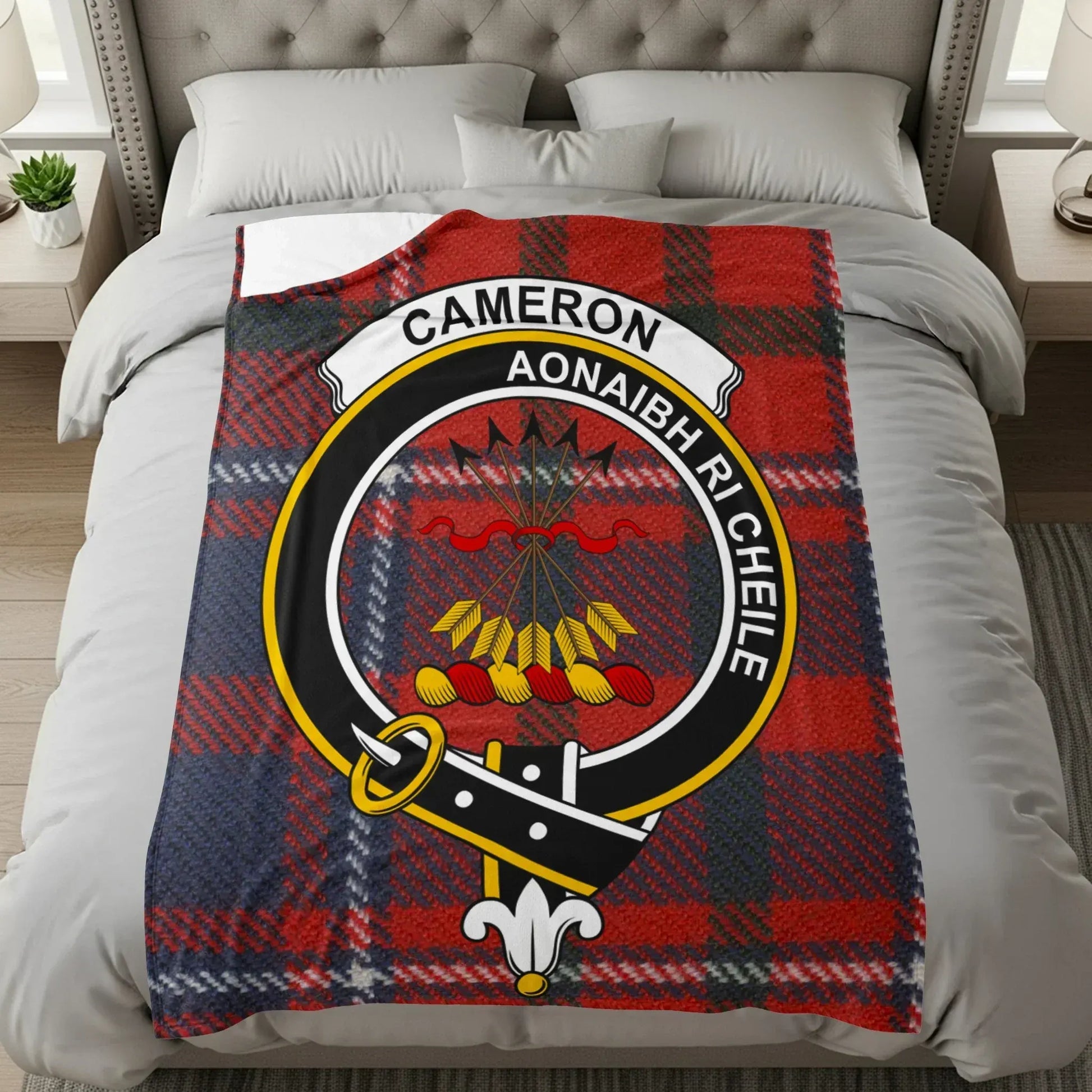 Cameron Aonaibh Ri Cheile Plaid Design Blanket product