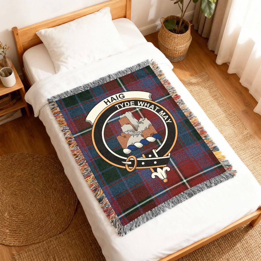 Haig Tyde What May Tartan Plaid Throw Blanket