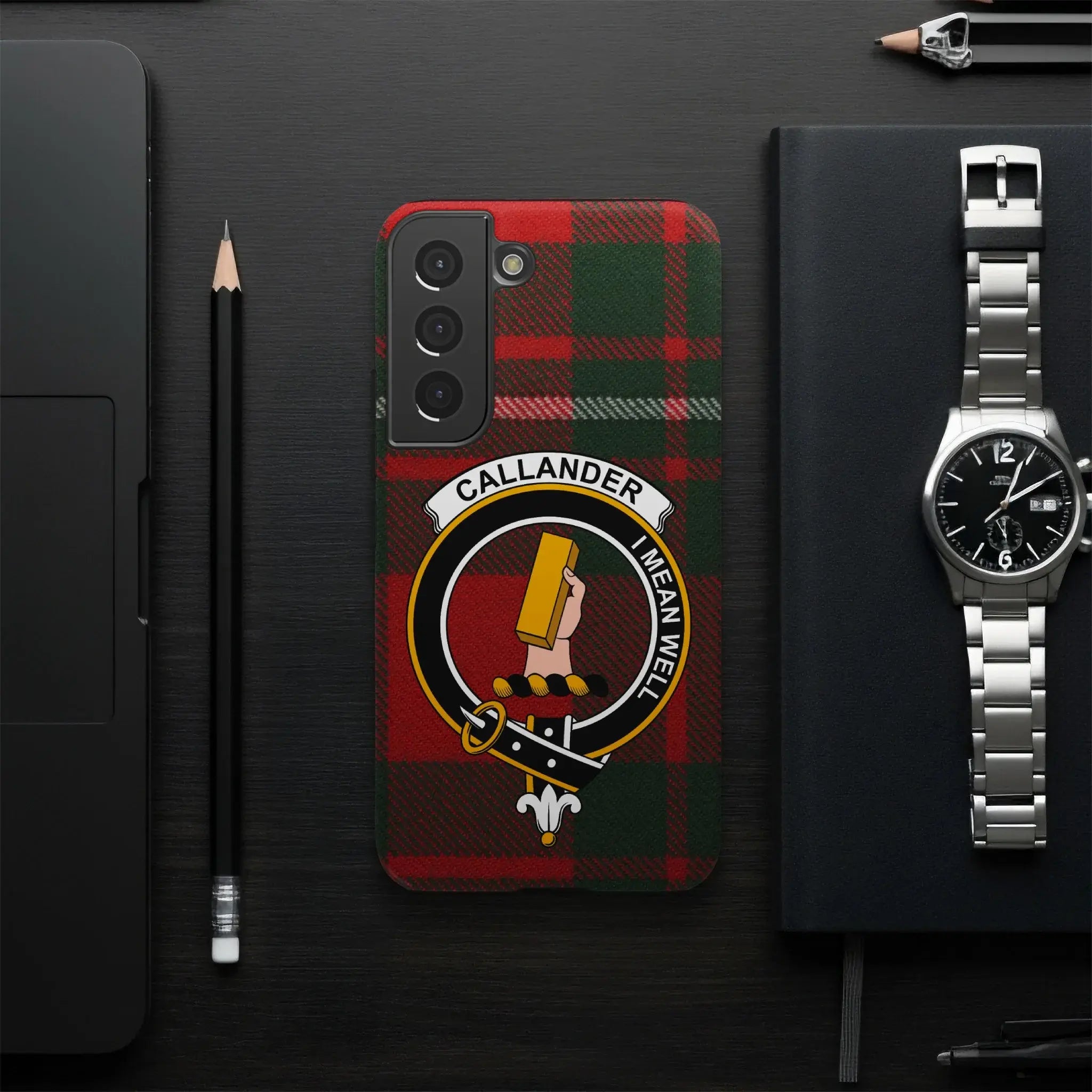CALLANDER Mean Well Tartan Samsung Phone Case