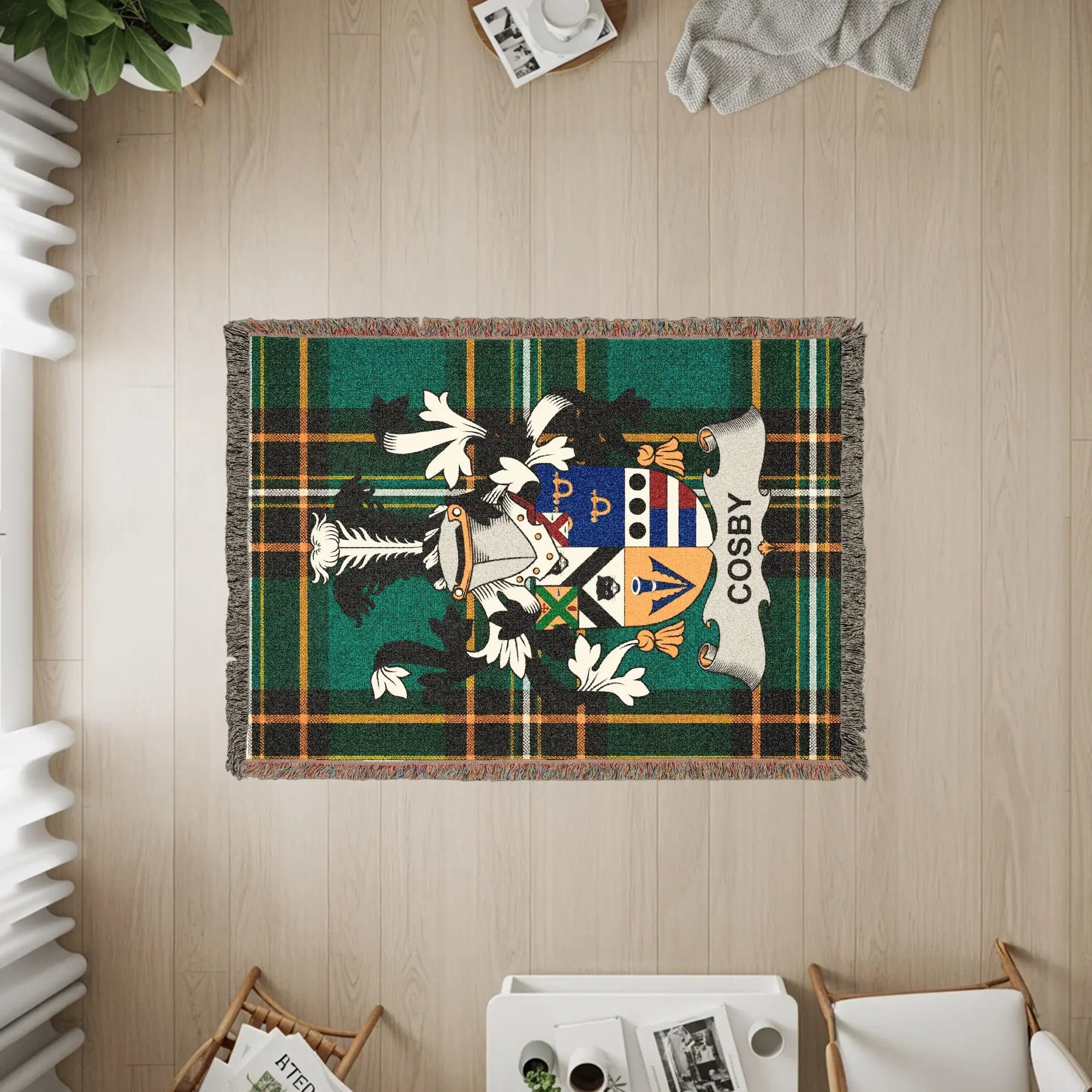 Cosby Tartan Plaid Family Crest Heraldry product type