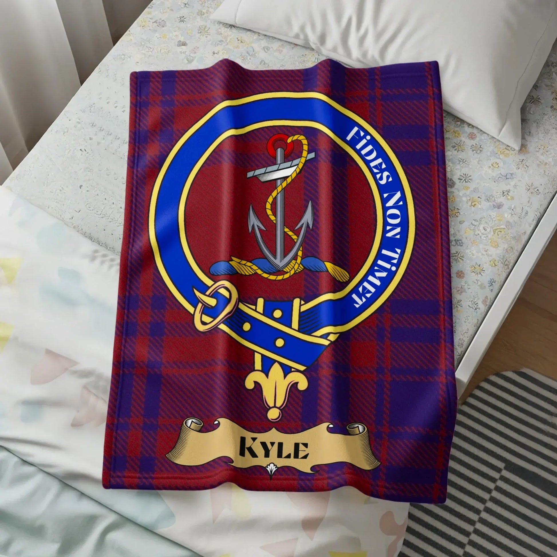 Fides Non Timet Personalized Plaid Blanket product