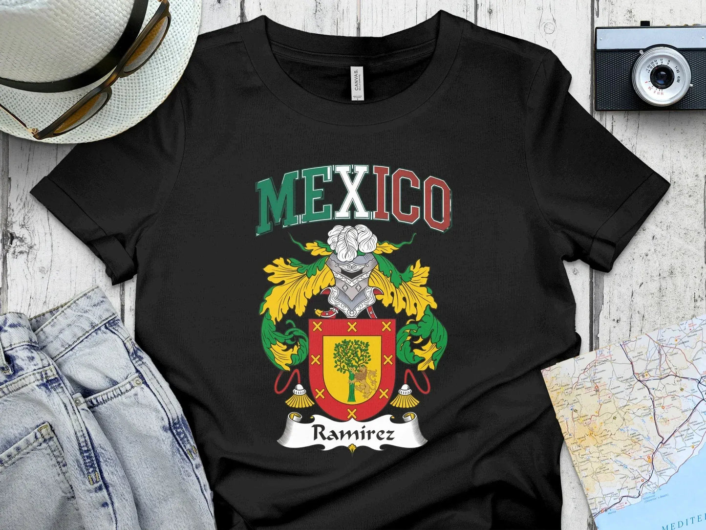 Mexico Ramirez Family Crest Graphic T-Shirt product type