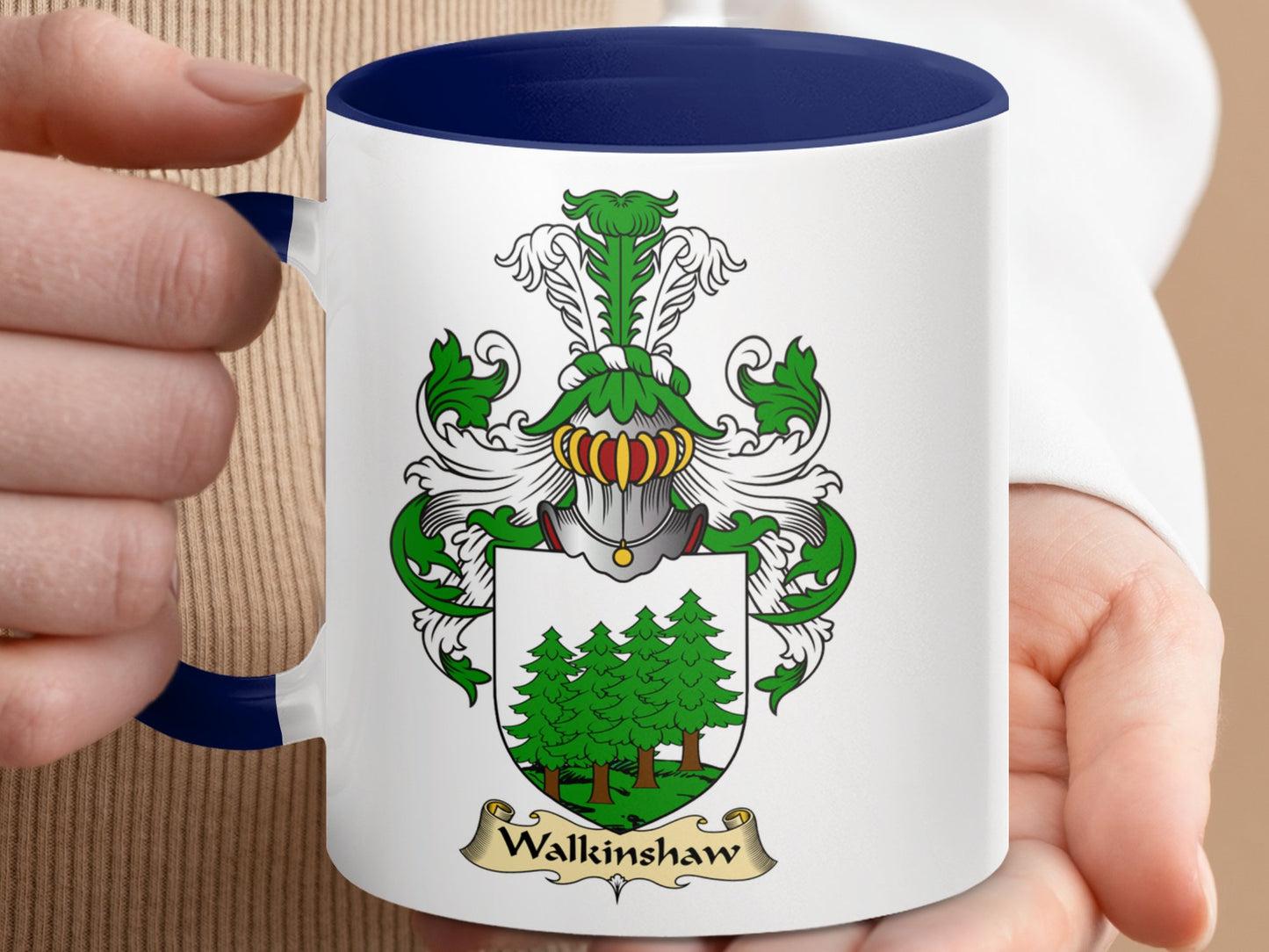 Walkinshaw Clan Coat of Arms Mug for Heritage Lovers - Living Stone Gifts