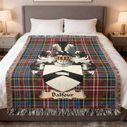Balfour Scottish Family Shield Woven Blanket
