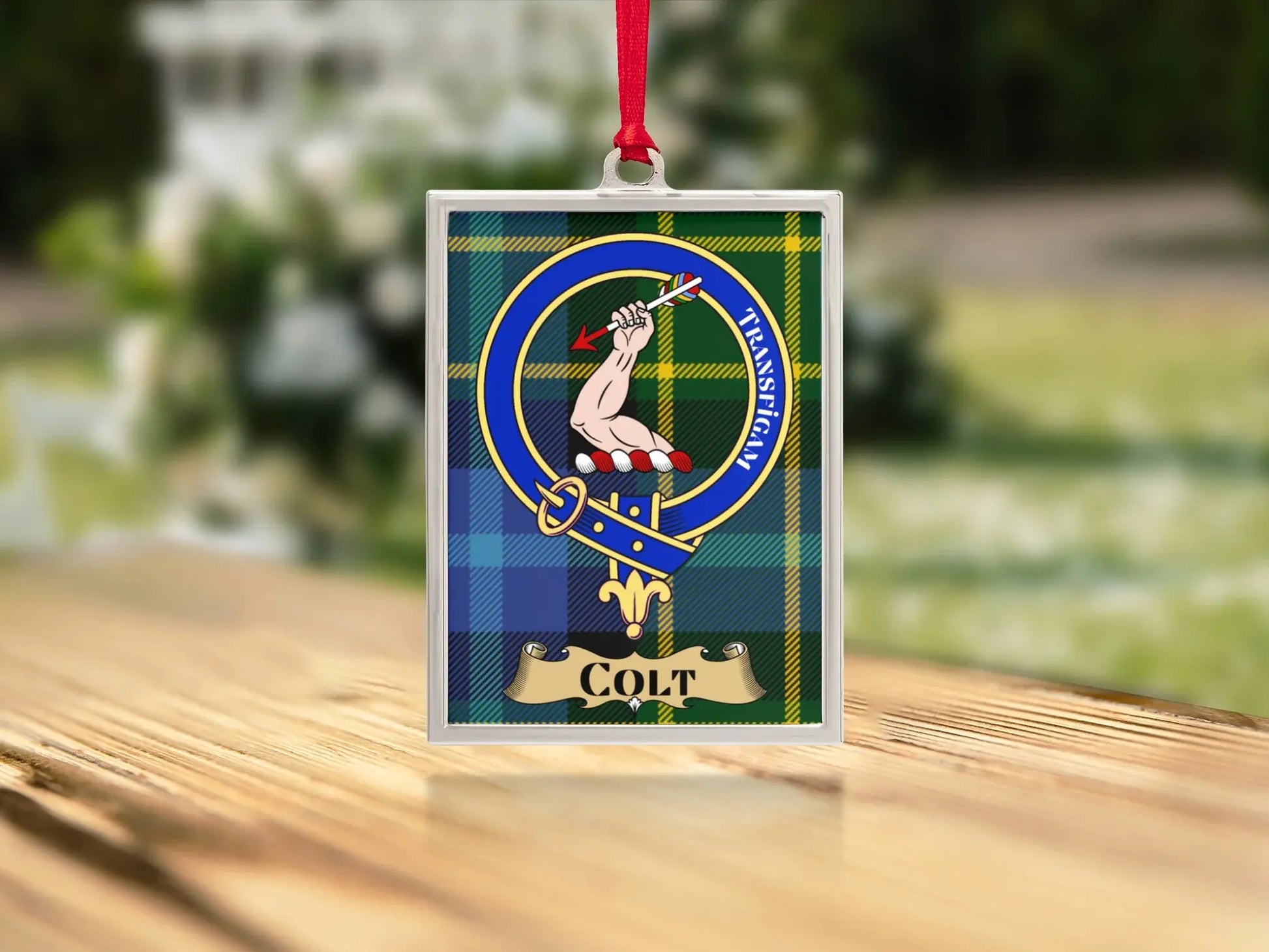 Colt Clan Crest Tartan Acrylic Keychain product