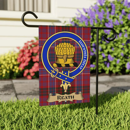 Reath Clan Crest Plaid Garden Flag Decoration product