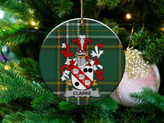 Personalized Christmas Family Crest Ornament product