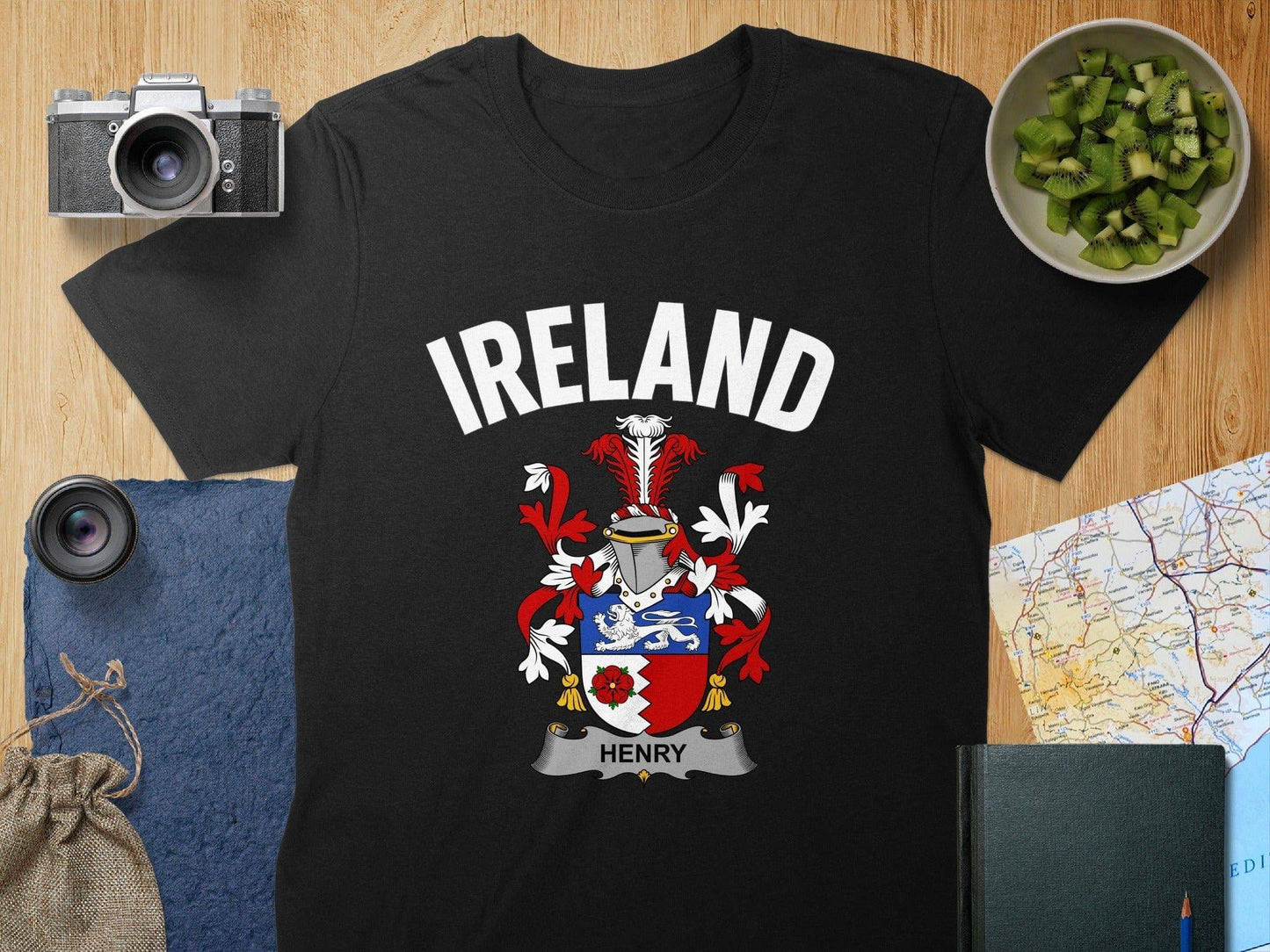 Ireland Henry Family Crest Graphic T-shirt product type
