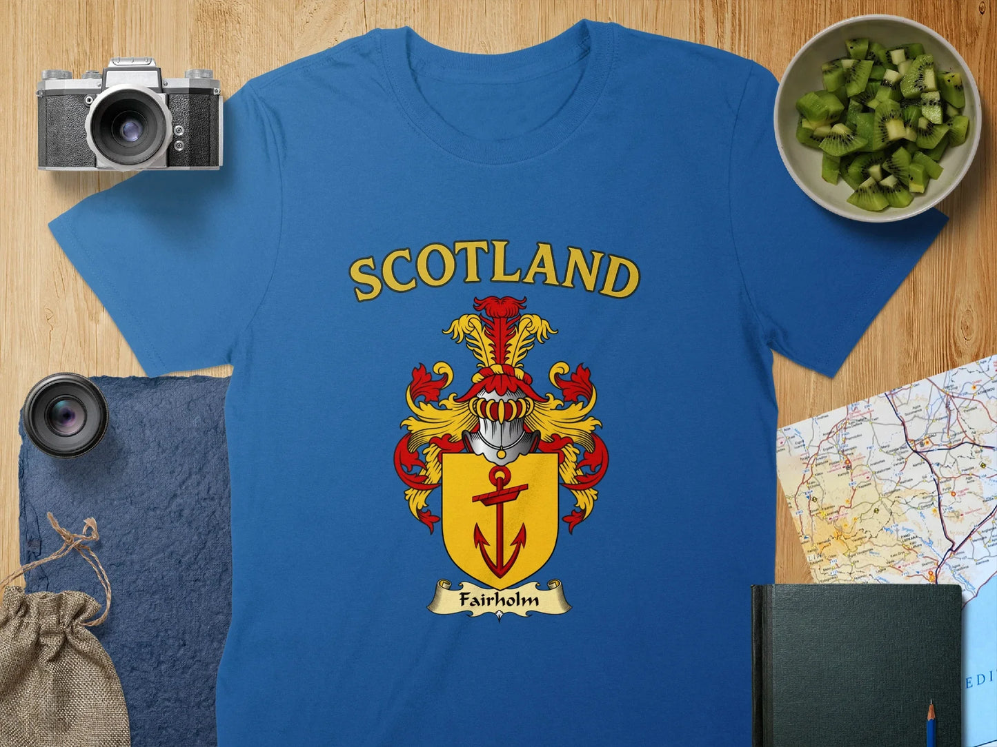Scotland Fairholm Coat of Arms Graphic T-shirt product