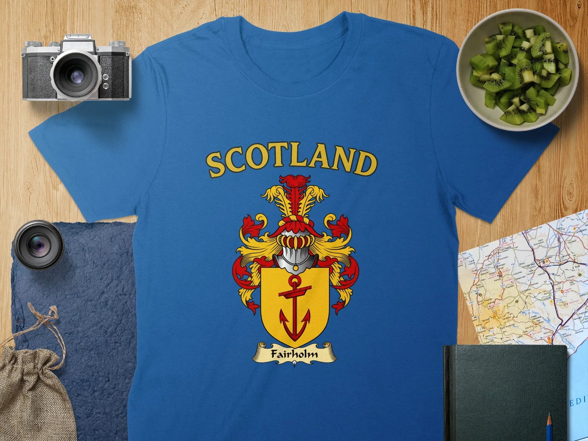 Scotland Fairholm Coat of Arms Graphic T-shirt product