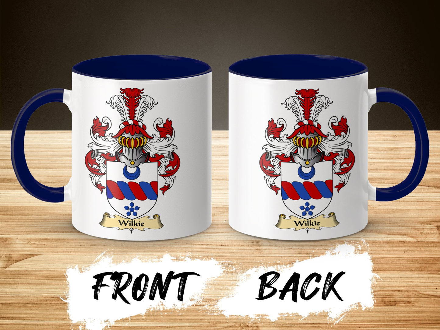 Clan Wilkie Scottish Coat of Arms Mug - Living Stone Gifts