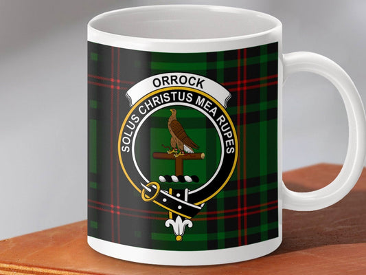Orrock Solus Christus Mea Rupes Plaid Mug product