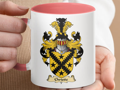 Clan Christie Scottish Coat of Arms Coffee Mug - Living Stone Gifts