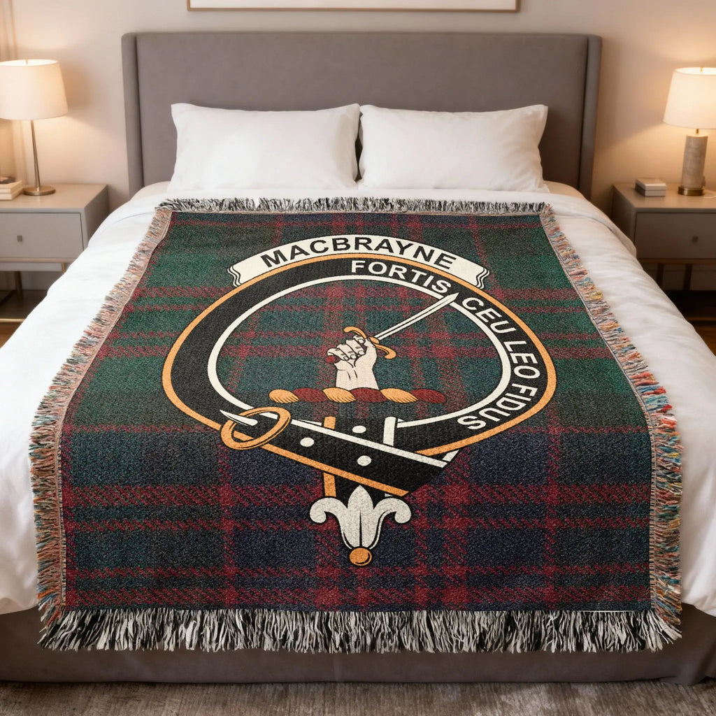Fortis Ceu Leo Fidus MacBrayne Family Crest Blanket